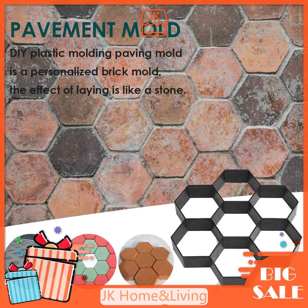 Khuôn Tạo Hình Gạch Lát Lối Đi Sân Vườn DIY