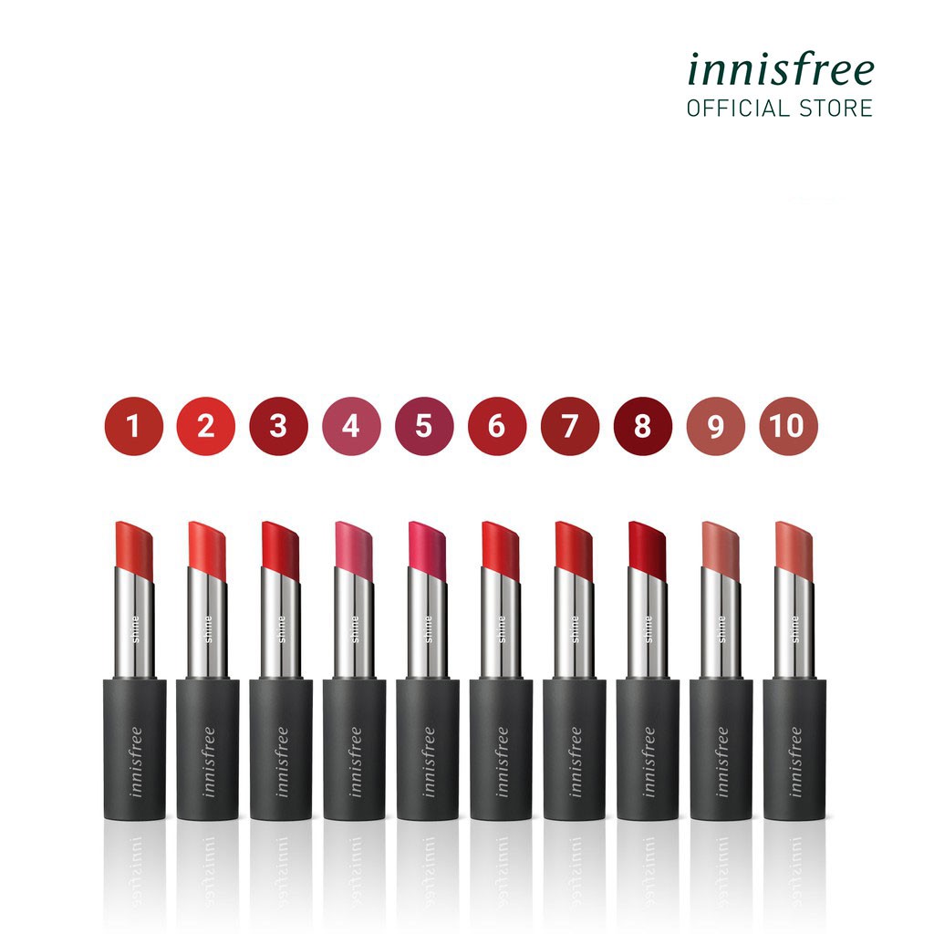 Son môi ẩm mượt innisfree Real Fit Shine Lipstick 3.3g