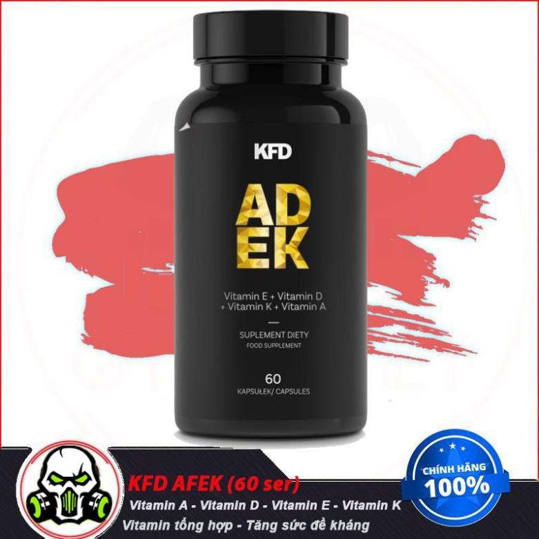 Viên Uống Cung Cấp Vitamin A D E K Giúp Tăng Cường Miễn Dịch Chắc Khỏe Xương Khớp KFD NUTRITION ADEK 60 Viên
