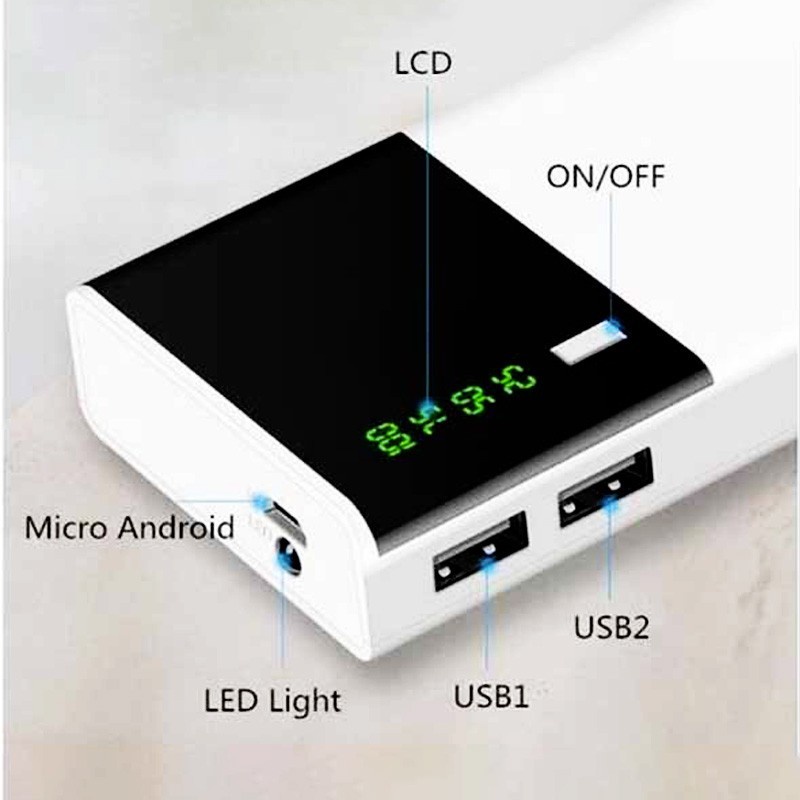 Sạc Dự Phòng Thông Minh 20000mah Có Màn Hình Led Kỹ Thuật Số