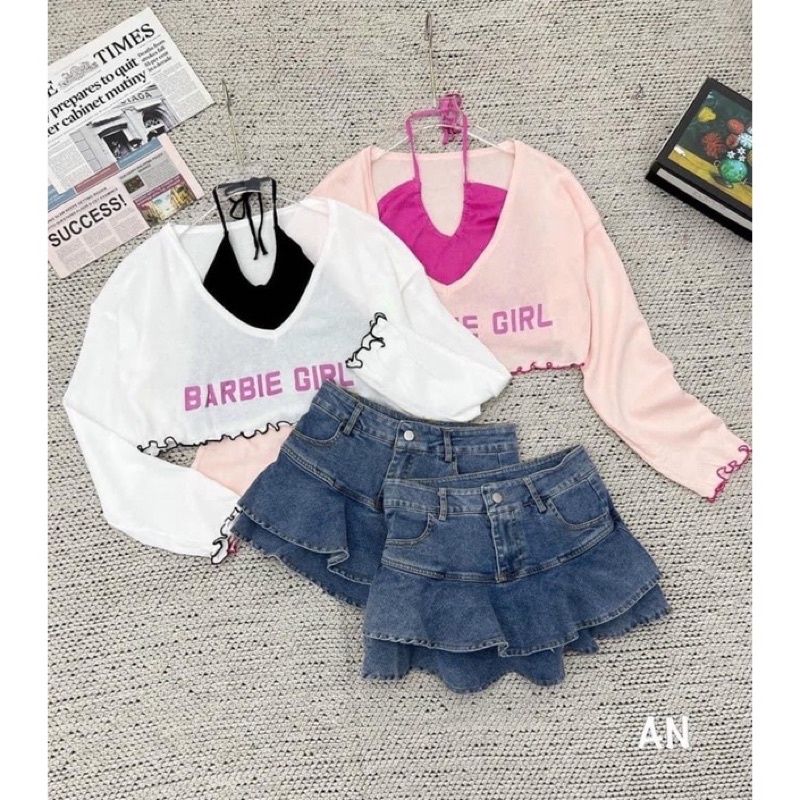 ÁO CROPTOP HAI MÓN YẾM XINH CỰC CUTE G8