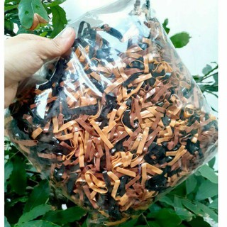 Sỉ 1kg thun cột tóc màu nâu,cafe