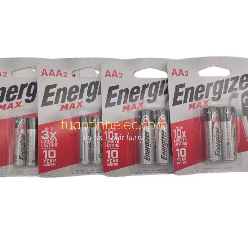Pin AA / pin AAA Energiner vỉ 2 viên # pin