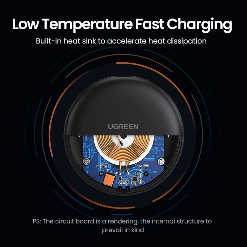 Bộ SạC Không Dây UGREEN 15W Cho iPhone 8-13 Series