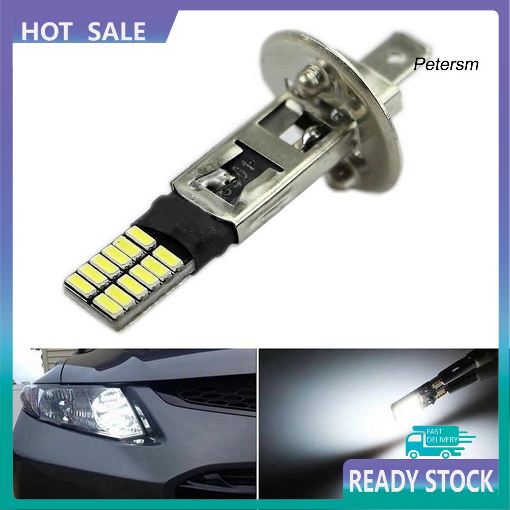 Bóng Đèn LED Xenon HID 12V Rxx6500K 24-SMD H1 Dùng Làm Đèn Pha Xe Hơi