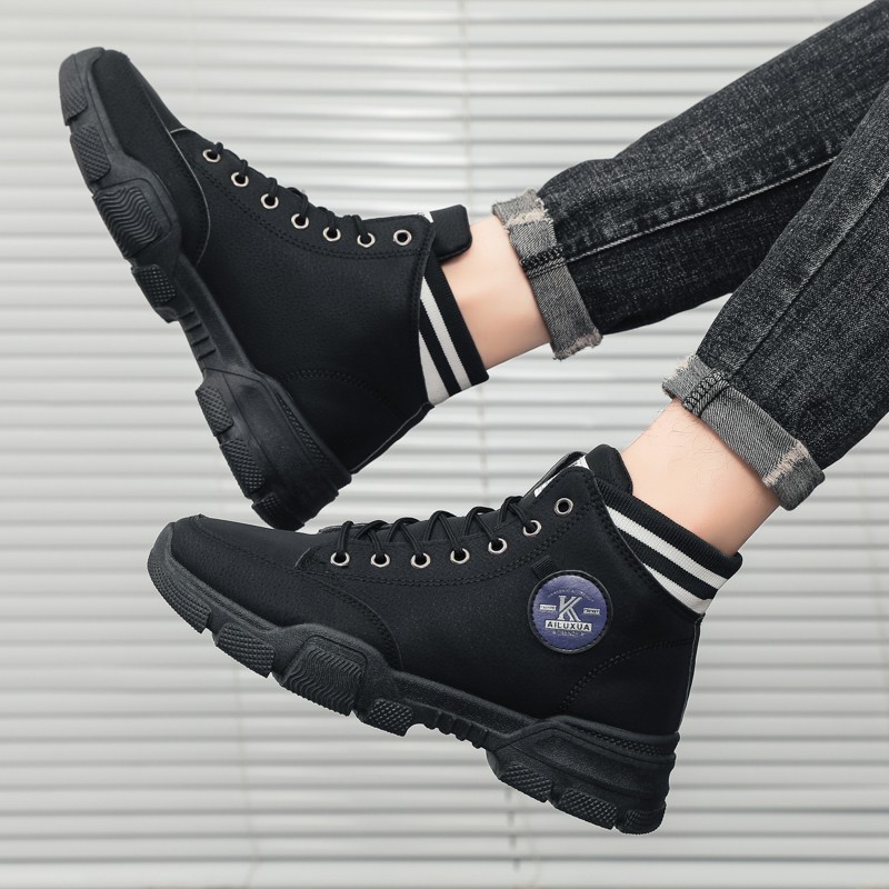 [Mã FAGREEN245 giảm tới 30K đơn 99K] Giày cao cổ nam Denim ARS dáng thể thao thời trang đẹp | BigBuy360 - bigbuy360.vn