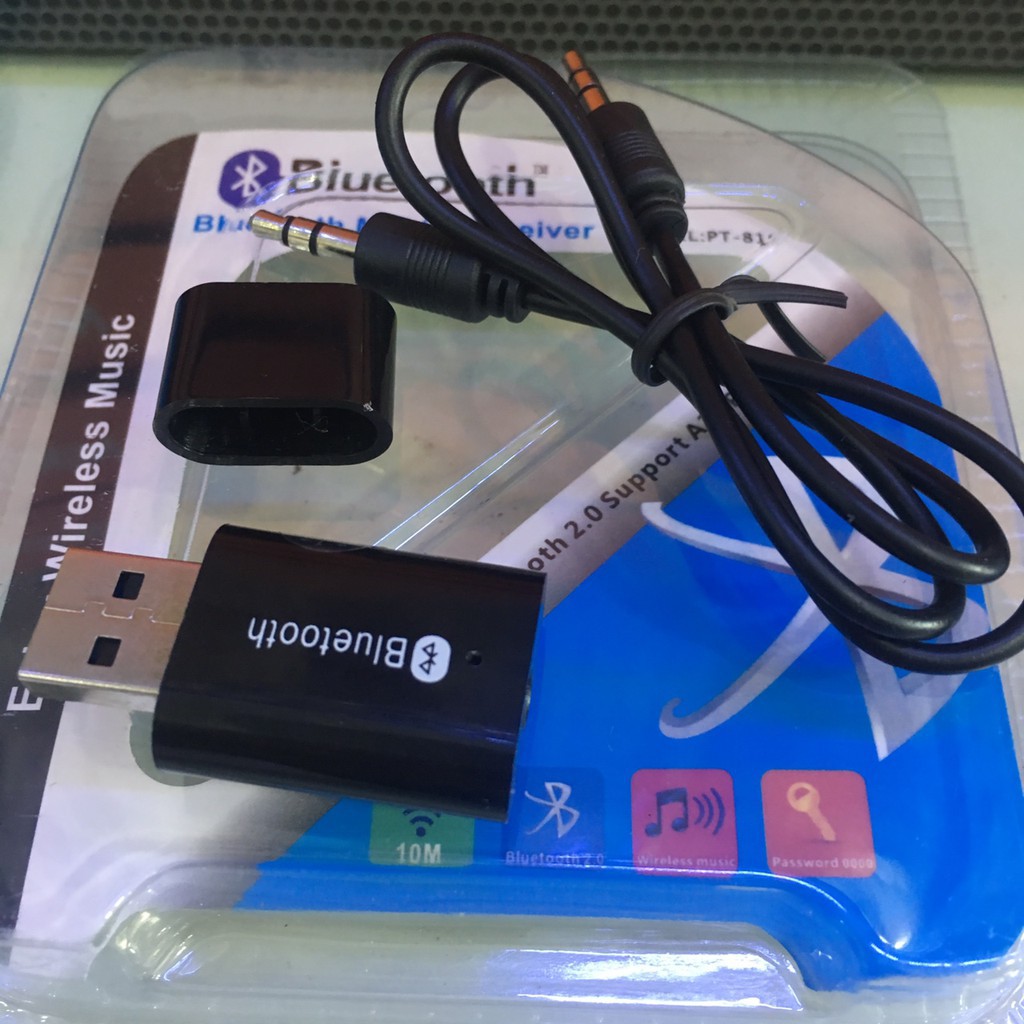 Thiết bị kết nối không dây usb bluetooth PT-810 (biến loa thường thành loa bluetooth)