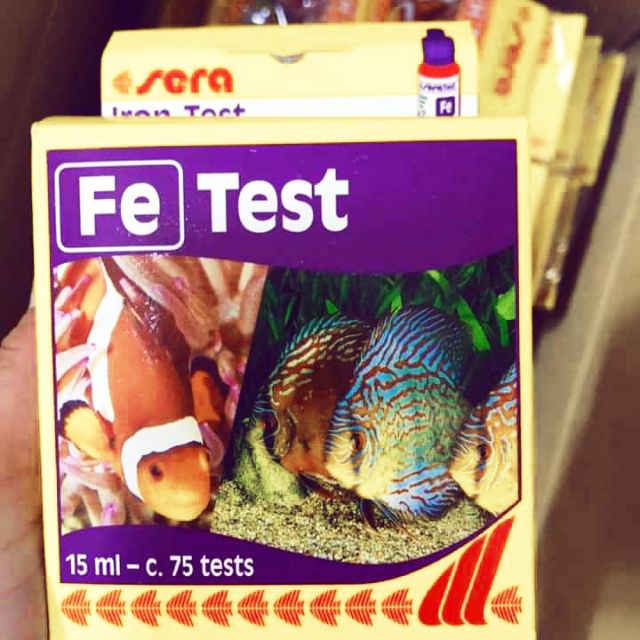 Test Fe- Test phèn trong ao nuôi tôm cá- hãng Sera Đức