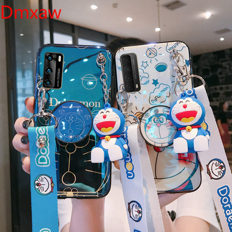 Ốp Lưng Mềm Hình Doraemon Đáng Yêu Cho Huawei Y7A Mate 40 30 20 10 9 Pro P40 P30 P20 Pro Lite P10 P9 Plus