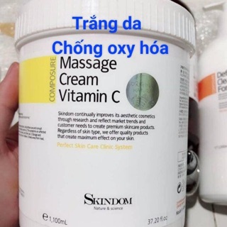 (Mỹ phẩm cho spa) kem massage mặt Skindom Hàn Quốc