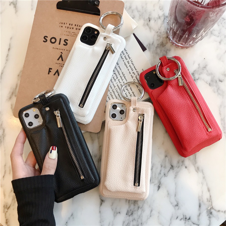 Ốp Điện Thoại Mềm Thiết Kế Ví Sáng Tạo Cho iPhone 13 Pro Max iPhone 12 Pro Max iPhone X XR XS Max iPhone 11 Pro Max 7 8 Plus