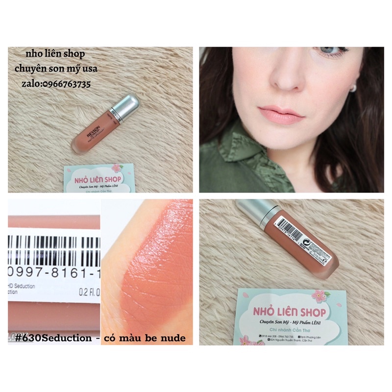 Son Revlon Ultra HD Matte Lipcolor chính hãng mỹ