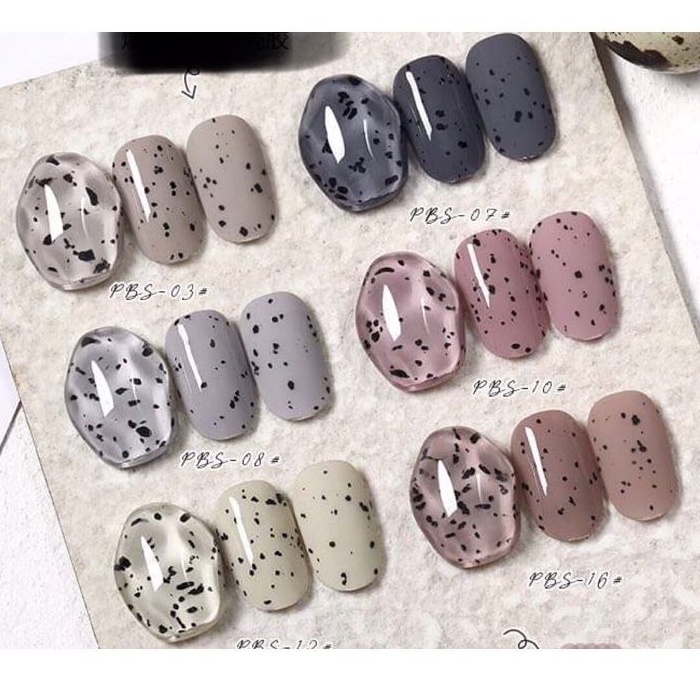 Sơn Gel Top Trứng Cút AS Chai đen