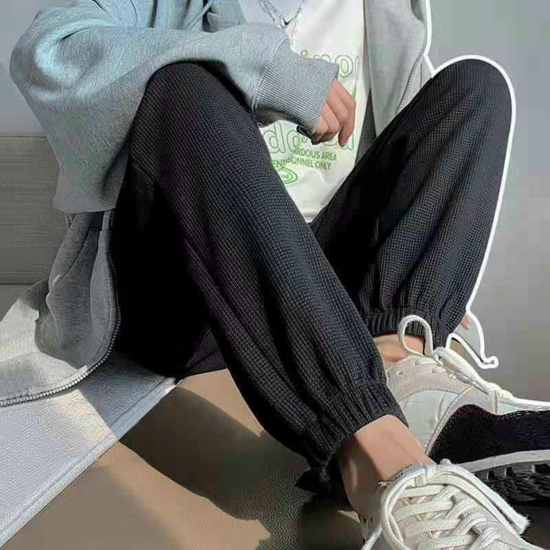 Quần Nỉ Jogger Bom -chất Len Tổ ong kèm ảnh thật