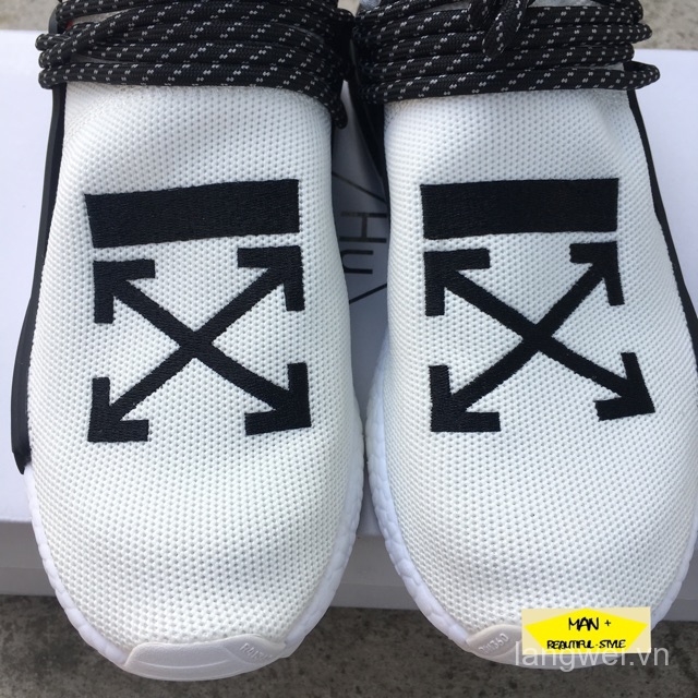 (FULL BOX) Giày thể thao sneaker NMD HUMAN RACE off white lubY