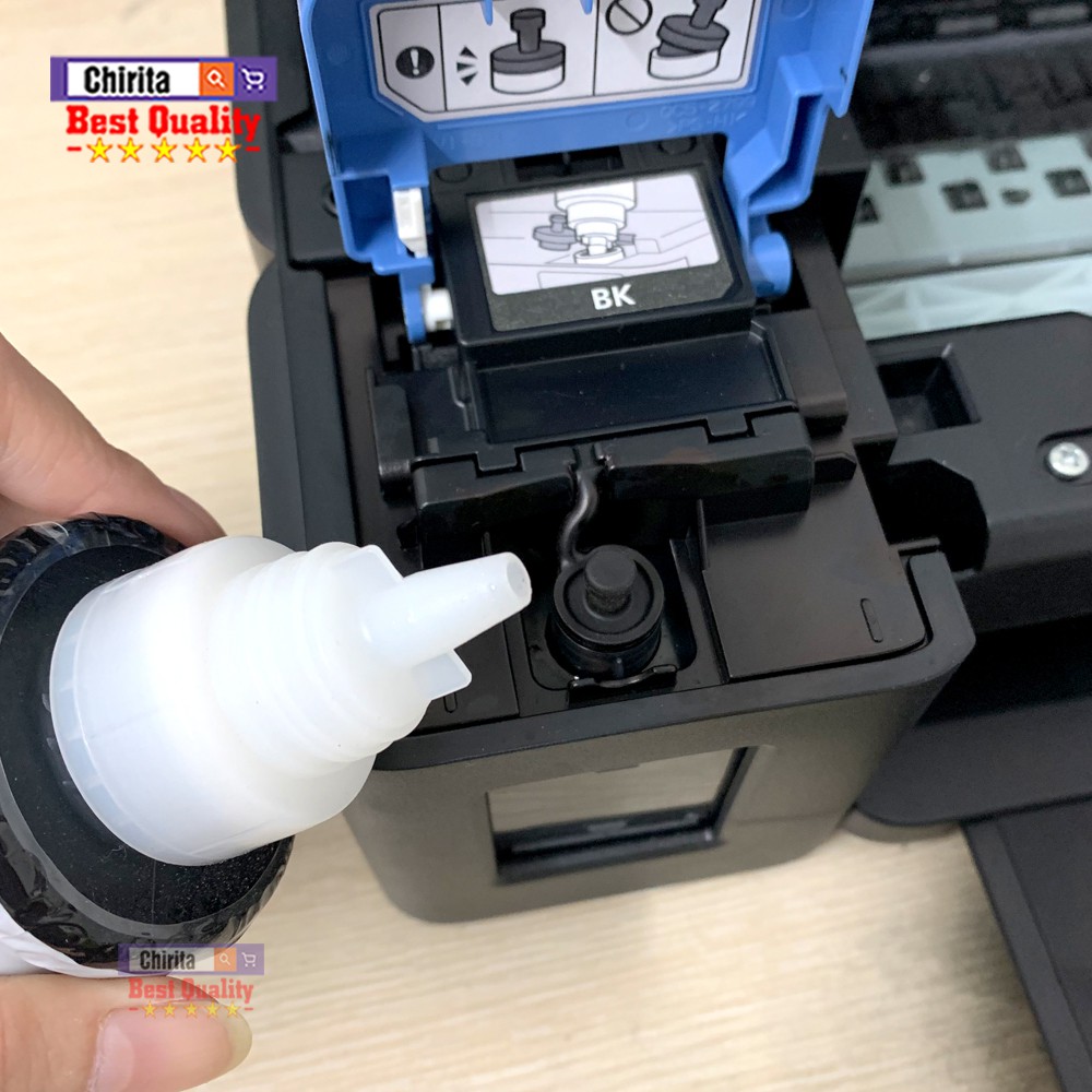 Mực Nước Máy In INKJET INK BK 135ml - Mực Máy In Canon, Mực Máy In HP, Mực Máy In 2900