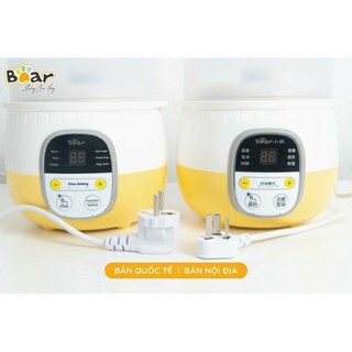 Nồi nấu chậm 0.8L, nồi nấu cháo cho bé, Nồi nấu chậm Bear tiện lợi an toàn chính hãng Bear