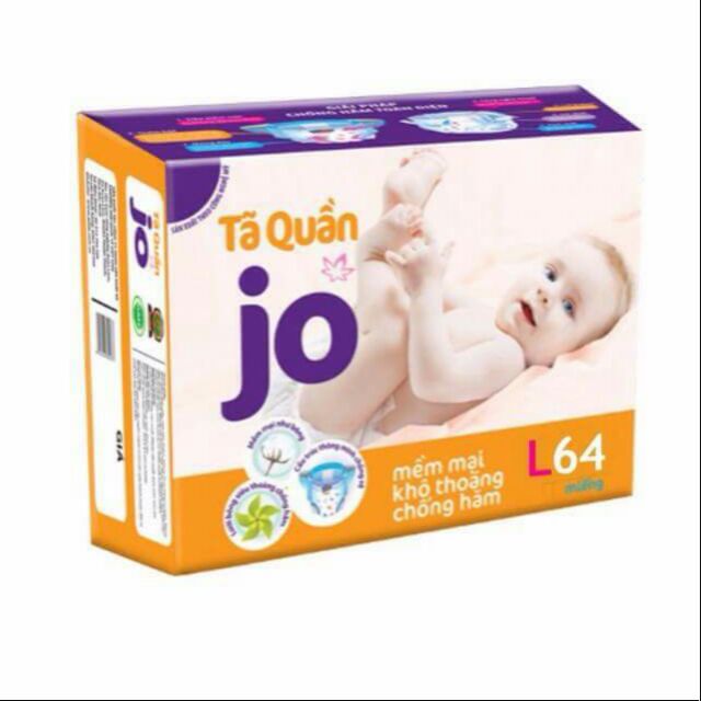 (Tặng 1 lọ gel rửa tay khô) Bỉm Jo quần jumbo các size M72/L64/XL56/XXL48