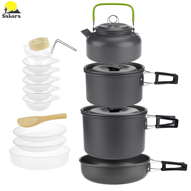 Bộ nồi dã ngoại cắm trại DS-508 dành cho 4-5 người