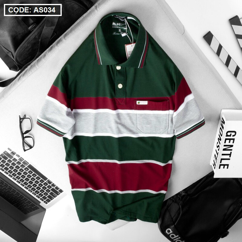 Áo thun Polo nam trung niên có túi JULIDO vải cá sấu Cotton xuất xịn, chuẩn form,sang trọng-lịch lãm J85 JULIDO | BigBuy360 - bigbuy360.vn