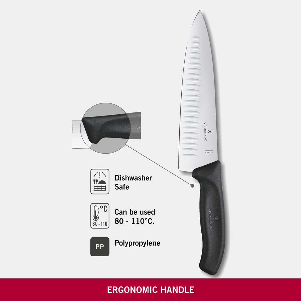 Dao bếp Victorinox Swiss Classic Carving Knife, fluted edge 6.8083.20B