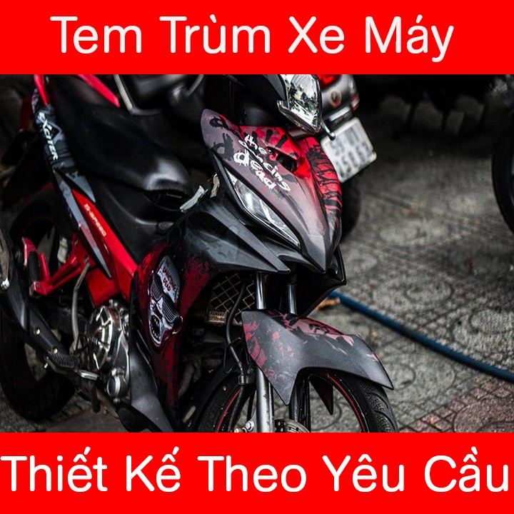 Tem Trùm Exciter 135 Đỏ Đen Cực Chất