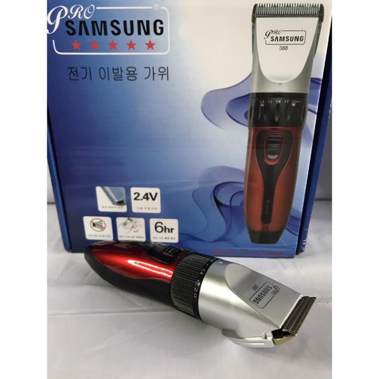 Tông Đơ Hớt Tóc Gia Đình 2 Pin SAMSUNG 388 chuyên nghiệp