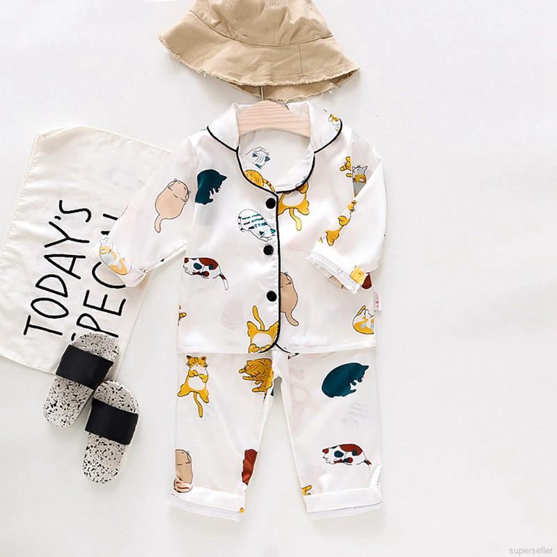 Bộ Đồ Ngủ Pijama Dài Tay Cho Bé Từ 0-4 Tuổi