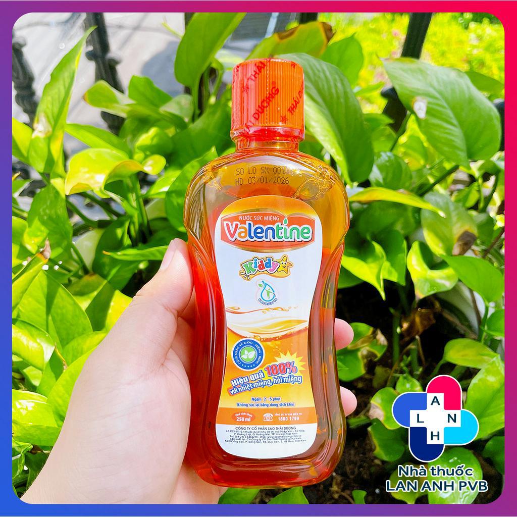 Nước súc miệng Valentine - Nước súc miệng nano bạc.