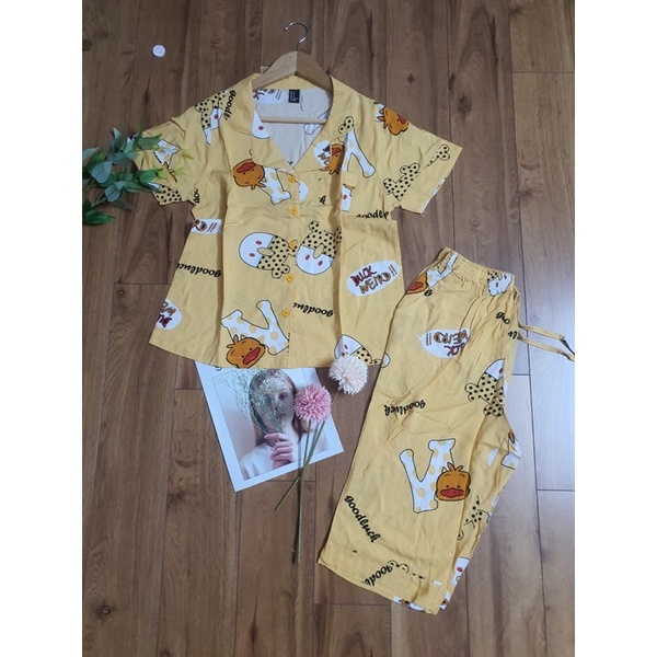 Bộ Tole MẹPijama quần lửng - hàng VNXK F21