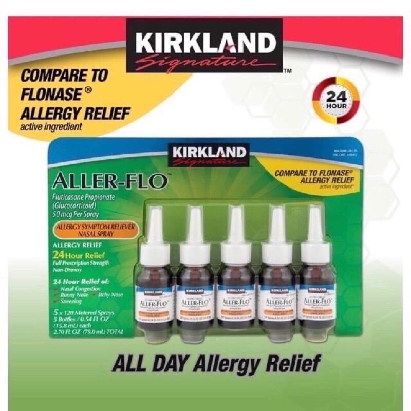 XỊT MŨI DỊ ỨNG KIRKLAND ALLER-FLO CỦA MỸ