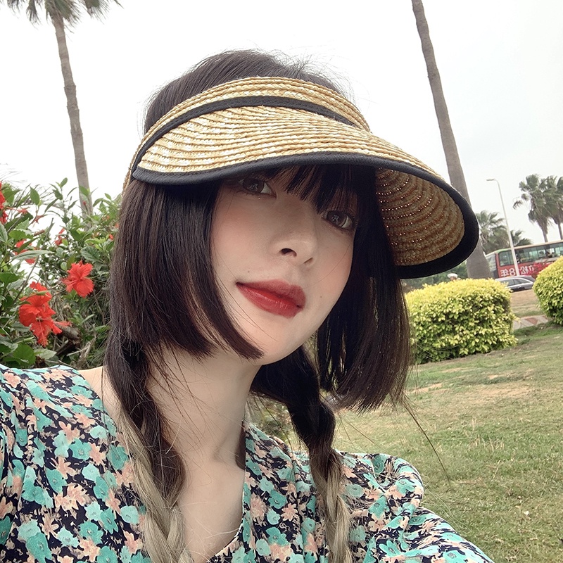 Nón Lưỡi Trai Hở Chóp Che Nắng Thoáng Khí Thời Trang Mùa Hè Cho Nữ