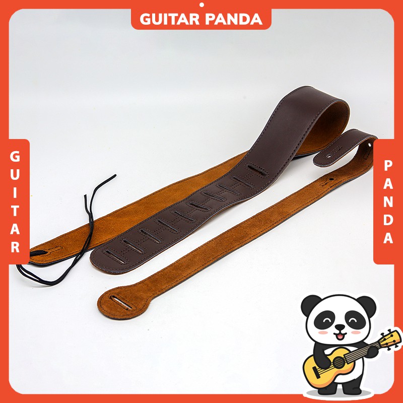 Dây Đeo Đàn Guitar Acoustic Classic Điện Bass Da Bò Cao Cấp Guitar Panda