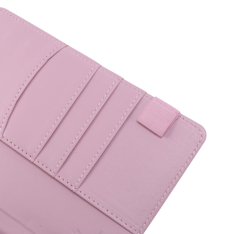 Sổ còng lá rời với phong bì đựng tiền mặt/ 12 phong bì dạng mở dáng dọc có đục lỗ dùng lập kế hoạch thu chi màu hồng