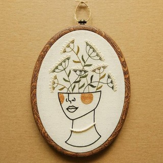 Vải thô mộc, vải tập thêu