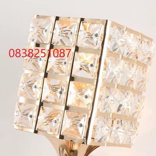 Đèn Pha Lê Gắn Tường E27 Kiểu Dáng Hiện Đại