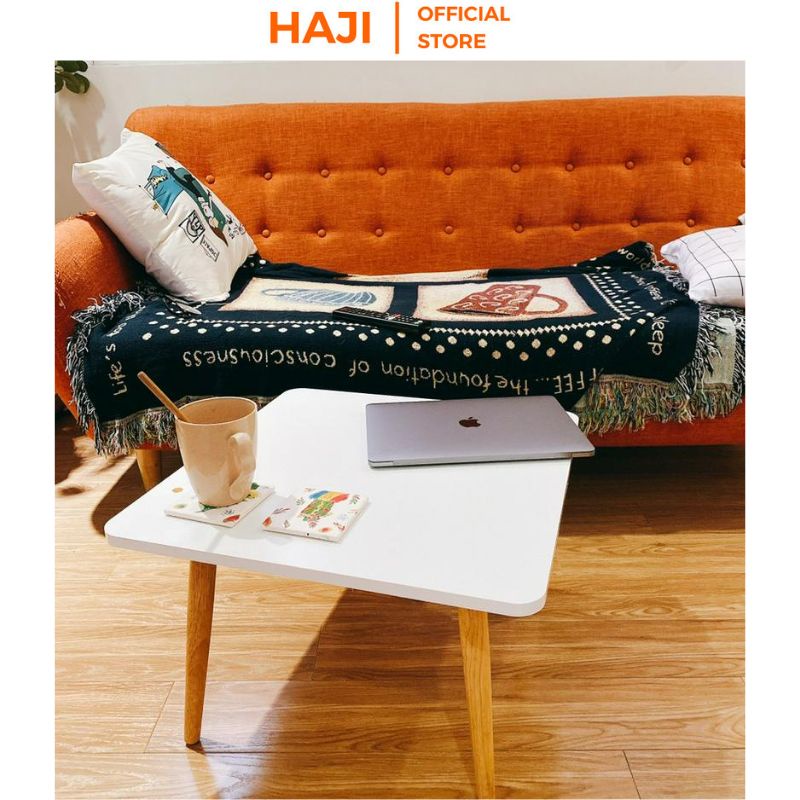 Bàn trà ngồi bệt hình vuông cạnh bo tròn tinh tế thương hiệu HAJI A75