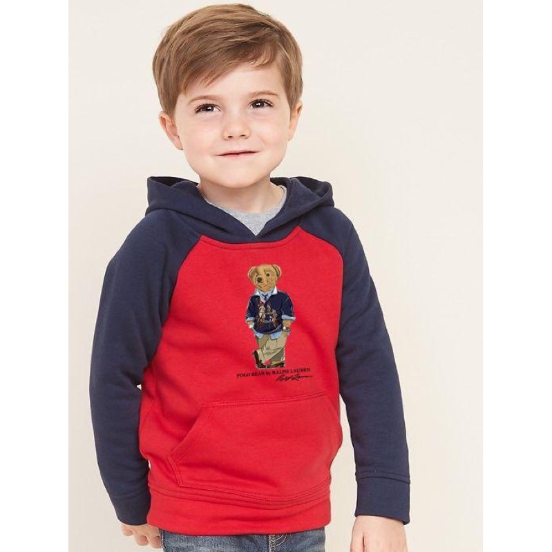 Áo nỉ hoodie Polo Bear xịn