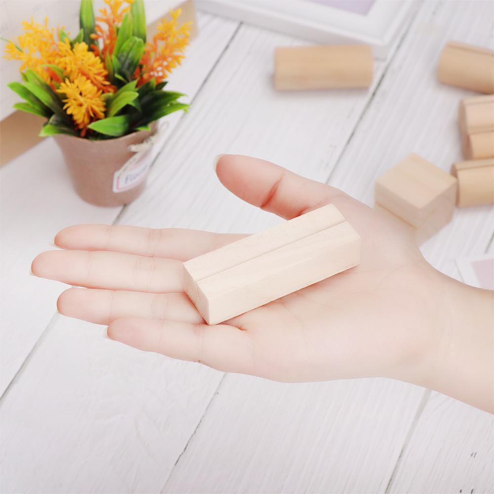 PISTA Set 1 / 3 Kẹp Gỗ Giữ Ảnh Để Bàn Hình Tròn Phong Cách Retro