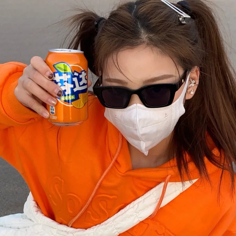 Kính Mát Thời Trang Gọng Nhỏ Phong Cách Retro Hàn Quốc