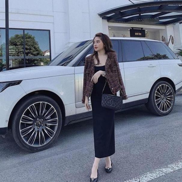 🎀RẺ VÔ ĐỊCH🎀 Váy Maxi Hai Dây Len Tăm Siêu Xinh, Đầm Body 2 Dây Chất Co Dãn New