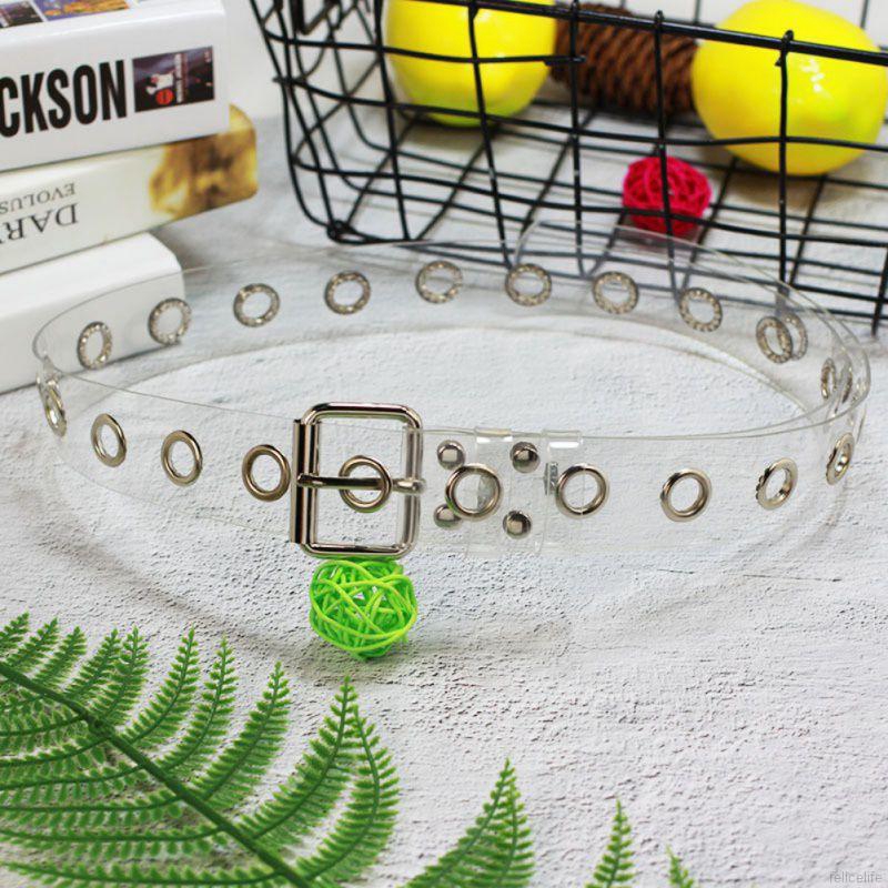 Dây nịt trong suốt bản nhỏ cá tính