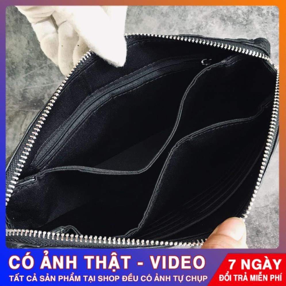 Ví Cầm Tay Nam Da Thật.Clutch Nam khoá số Hàng Cao Cấp