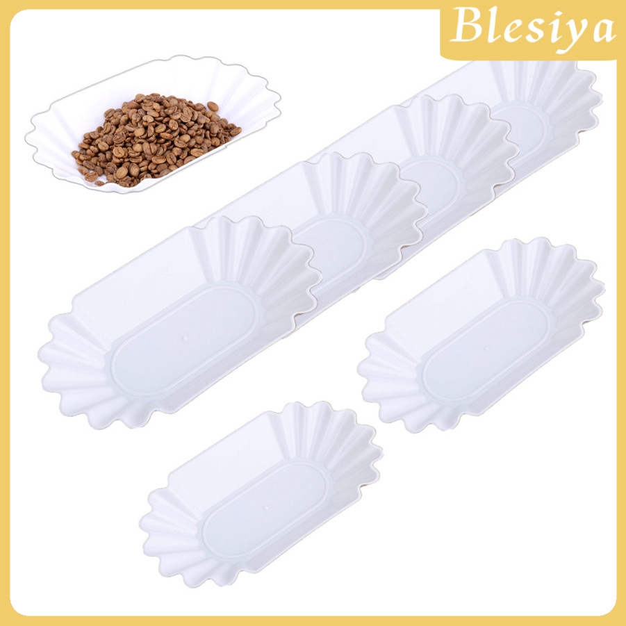 Set 6 Khay Đựng Thức Ăn Bằng Nhựa Hình Oval