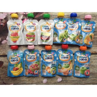 Trái cây nghiền Fruto 90gr đủ vị date 2020