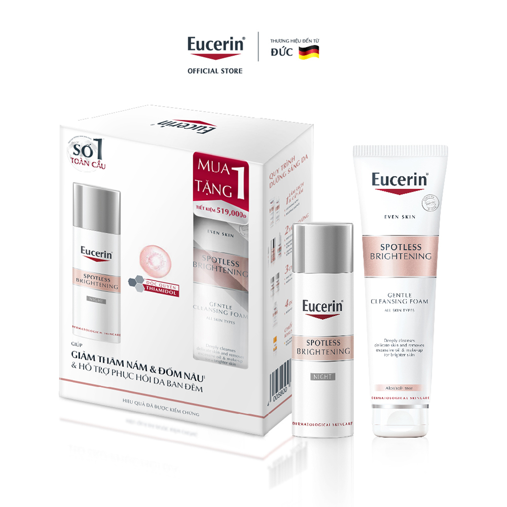 Kem dưỡng đêm giảm thâm nám & sáng da Eucerin Spotless Brightening 50ml