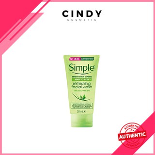 Sữa rửa mặt Simple Kind to Skin Refreshing Facial Wash Gel 150ml