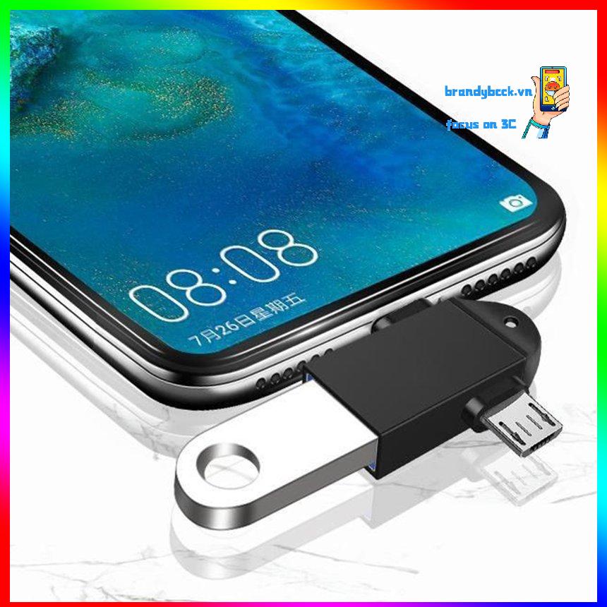 Bộ chuyển đổi OTG 2 trong 1 USB 3.0 sang Micro USB và Đầu nối bộ điều hợp Type-C