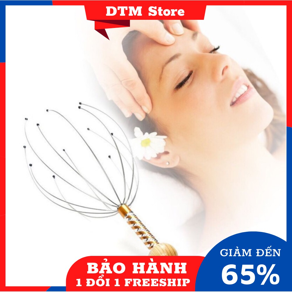 Cây massage đầu vật lý -thư giãn,ngủ ngon sâu giấc,quà sức khỏe - DTM Store - Màu ngẫu nhiên