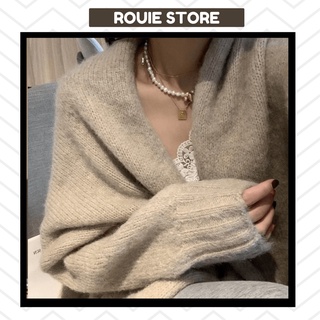 Order Áo khoác Nữ nỉ len siêu xinh phong cách Hàn Quốc cùng ROUIE Store